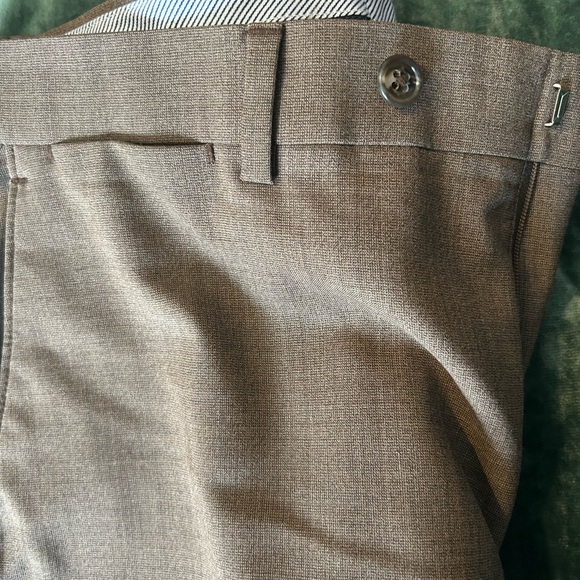 HART SCHAFFNER MARX 100% Wool Dress Pants Men’s Size approx 30/30. Slate Brown - Picture 3 of 5